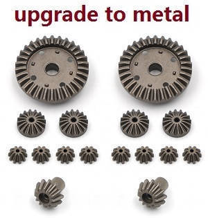Wltoys 124017 RC Car spare parts todayrc toys listing differential gears set 8pcs