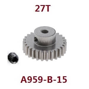 Wltoys 144001 RC Car spare parts todayrc toys listing motor driven gear 27T A959-B-15 Wltoys 144001 RC Car spare parts todayrc toys listing motor driven gear 27T A959-B-15