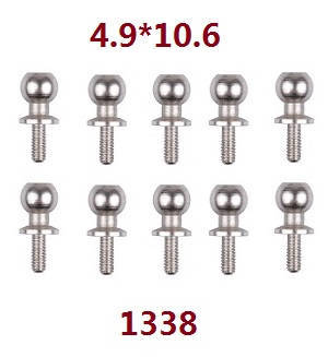 Wltoys 124017 RC Car spare parts todayrc toys listing ball head screws 4.9*10.6 1338 Wltoys 124017 RC Car spare parts todayrc toys listing ball head screws 4.9*10.6 1338