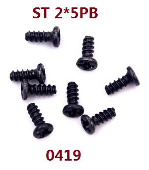 Wltoys 124018 RC Car spare parts todayrc toys listing screws st2*5PB 0419