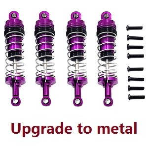 Wltoys 124017 RC Car spare parts todayrc toys listing shork absorber (Metal) Purple - Click Image to Close