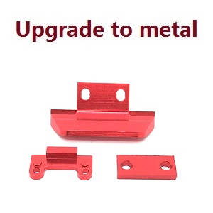 Wltoys 124019 RC Car spare parts todayrc toys listing anti collision accessories group Metal Red