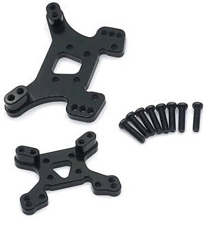 Wltoys 124017 RC Car spare parts todayrc toys listing shock absorber plate Black