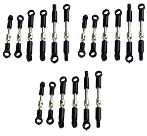 Wltoys 124019 RC Car spare parts todayrc toys listing steering rod and connect rod sets 18pcs - Click Image to Close