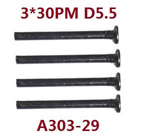 Wltoys 12409 RC Car spare parts todayrc toys listing screws 3*30PM A303-29 - Click Image to Close