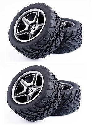 Wltoys 12409 RC Car spare parts todayrc toys listing tires 4pcs - Click Image to Close