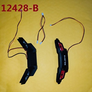 Wltoys 12428 12427 12428-A 12427-A 12428-B 12427-B 12428-C 12427-C RC Car spare parts todayrc toys listing front and rear LED set (12428-B)
