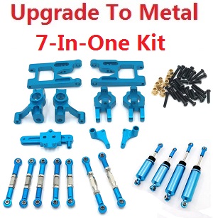 Feiyue FY01 FY02 FY03 FY04 FY05 RC Car spare parts todayrc toys listing upgrade to metal parts group 7-In-One Kit Blue