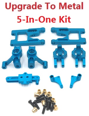 Feiyue FY01 FY02 FY03 FY04 FY05 RC Car spare parts todayrc toys listing upgrade to metal parts group 5-In-One Kit Blue