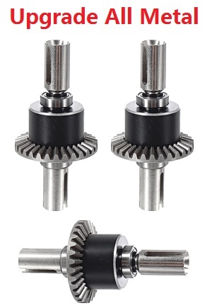 Wltoys 12428 12427 12428-A 12427-A 12428-B 12427-B 12428-C 12427-C RC Car spare parts todayrc toys listing front differential group upgrade to all metal 3pcs