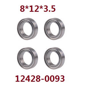 Wltoys 12423 12428 RC Car spare parts todayrc toys listing bearing 8*12*3.5 (0093)