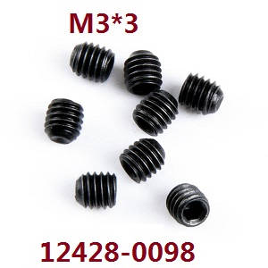 Wltoys 12428 12427 12428-A 12427-A 12428-B 12427-B 12428-C 12427-C RC Car spare parts todayrc toys listing screws M3*3 (0098) - Click Image to Close