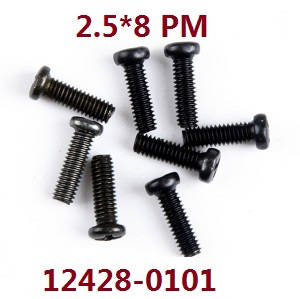 Wltoys 12428 12427 12428-A 12427-A 12428-B 12427-B 12428-C 12427-C RC Car spare parts todayrc toys listing screws 2.5*8 PM (0101)