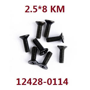 Wltoys 12428 12427 12428-A 12427-A 12428-B 12427-B 12428-C 12427-C RC Car spare parts todayrc toys listing screws 2.5*8 KM (0114)