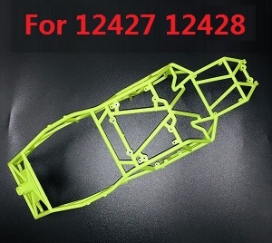 Wltoys 12428 12427 12428-A 12427-A 12428-B 12427-B 12428-C 12427-C RC Car spare parts roll cage frame set Green (For 12427 12428)