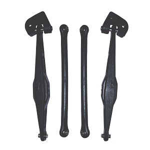 Wltoys 12428 12427 12428-A 12427-A 12428-B 12427-B 12428-C 12427-C RC Car spare parts rear swing arm and connect rod Black
