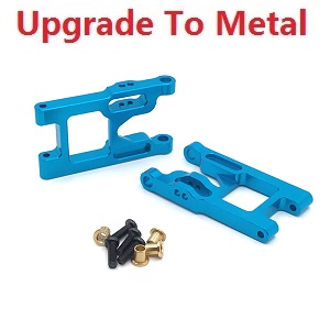 Wltoys 12428 12427 12428-A 12427-A 12428-B 12427-B 12428-C 12427-C RC Car spare parts todayrc toys listing left and right arm (Metal) Blue - Click Image to Close