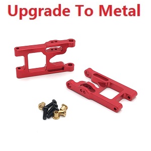 Wltoys 12428 12427 12428-A 12427-A 12428-B 12427-B 12428-C 12427-C RC Car spare parts todayrc toys listing left and right arm (Metal) Red