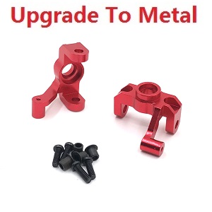 Wltoys 12428 12427 12428-A 12427-A 12428-B 12427-B 12428-C 12427-C RC Car spare parts todayrc toys listing left and right steering cup (Metal) Red