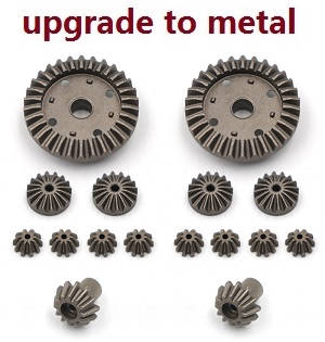Wltoys 12423 12428 RC Car spare parts todayrc toys listing differential planet and driven gears set (Metal 16pcs)