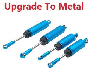 Wltoys 12428 12427 12428-A 12427-A 12428-B 12427-B 12428-C 12427-C RC Car spare parts todayrc toys listing front suspension and rear shock set (Metal-1) Blue