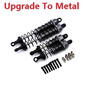 Wltoys 12428 12427 12428-A 12427-A 12428-B 12427-B 12428-C 12427-C RC Car spare parts todayrc toys listing front suspension and rear shock set (Metal-2) Titanium color