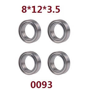 Wltoys 12429 RC Car spare parts todayrc toys listing bearing 8*12*3.5 (0093) - Click Image to Close