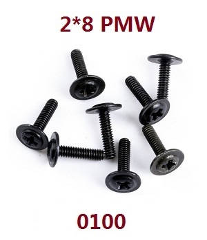 Wltoys 12429 RC Car spare parts todayrc toys listing screws 2*8 PMW (0100)