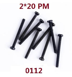 Wltoys 12429 RC Car spare parts todayrc toys listing screws 2*20 PM (0112)