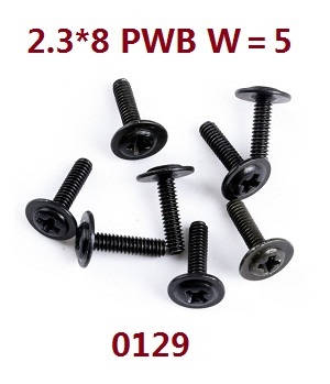 Wltoys 12429 RC Car spare parts todayrc toys listing screws 2.3*8 PWB W=5 (0129)
