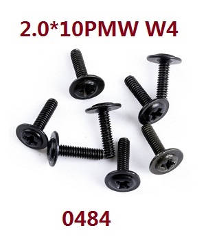 Wltoys 12429 RC Car spare parts todayrc toys listing screws 2.0*10 PMW W4 (0484)