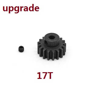 Wltoys 12429 RC Car spare parts todayrc toys listing 17T driven gear on the main motor (Metal)