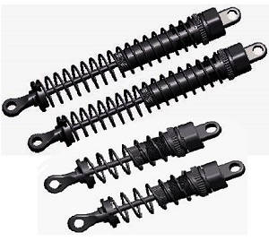 Wltoys 12429 RC Car spare parts todayrc toys listing front suspension and rear shock set (Black head)