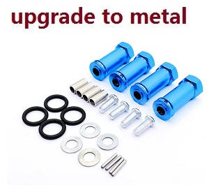 Wltoys 12429 RC Car spare parts todayrc toys listing 30mm extension 12mm hexagonal hub drive adapter combination coupler (Metal) - Click Image to Close