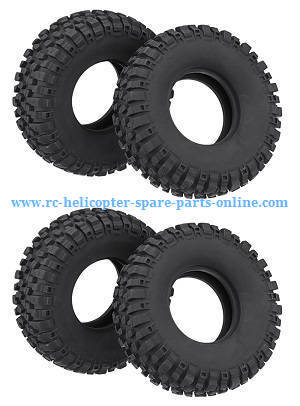 Wltoys 12429 RC Car spare parts todayrc toys listing tire skin 4pcs - Click Image to Close