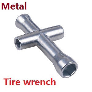Wltoys 12628 RC Car spare parts todayrc toys listing tire wrench (metal) - Click Image to Close