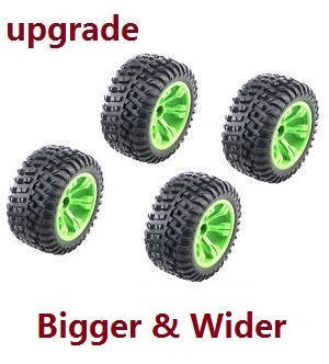 Wltoys 12628 RC Car spare parts todayrc toys listing tires 4pcs (Upgrade)