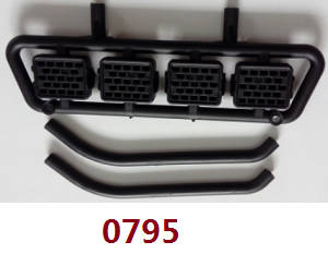 Wltoys 12628 RC Car spare parts todayrc toys listing LED frame (0795) - Click Image to Close