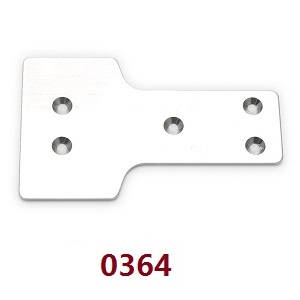 Wltoys 12628 RC Car spare parts todayrc toys listing front bottom protection aluminum sheet group (0364)