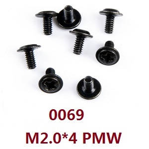 Wltoys 12628 RC Car spare parts todayrc toys listing screws M2.0*4 PMW (0069) Wltoys 12628 RC Car spare parts todayrc toys listing screws M2.0*4 PMW (0069)