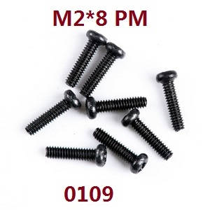 Wltoys 12628 RC Car spare parts todayrc toys listing screws 2*8 PM (0109)