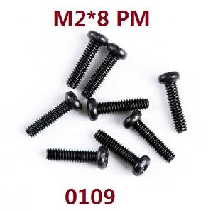 Wltoys 12628 RC Car spare parts todayrc toys listing screws 2*8 PM (0109) Wltoys 12628 RC Car spare parts todayrc toys listing screws 2*8 PM (0109)