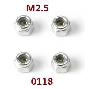 Wltoys 12628 RC Car spare parts todayrc toys listing nut M2.5 (0118) Wltoys 12628 RC Car spare parts todayrc toys listing nut M2.5 (0118)