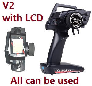 Wltoys 12628 RC Car spare parts todayrc toys listing transmitter (V2 with LCD) all can be used