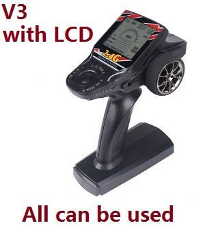 Wltoys 12628 RC Car spare parts todayrc toys listing transmitter (V3 with LCD) all can be used - Click Image to Close