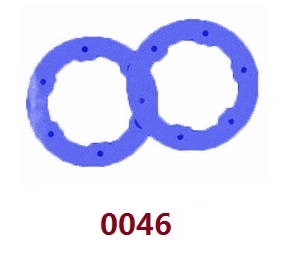 Wltoys 12628 RC Car spare parts todayrc toys listing wheel hub cover (0046 Blue) - Click Image to Close