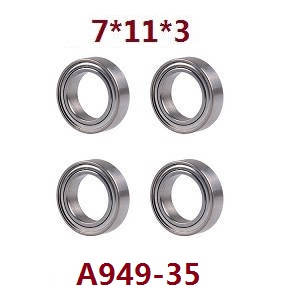 Wltoys XK 144002 RC Car spare parts todayrc toys listing bearing 7*11*3 A949-35