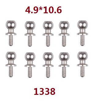 Wltoys XK 144002 RC Car spare parts todayrc toys listing ball head screws 4.9*10.6 1338 - Click Image to Close