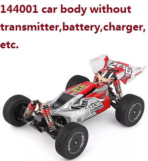 Wltoys 144001 RC Car body without transmitter,battery,charger,etc. Red