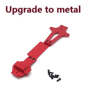 Wltoys 144001 RC Car spare parts todayrc toys listing second floor board Metal Red - Click Image to Close
